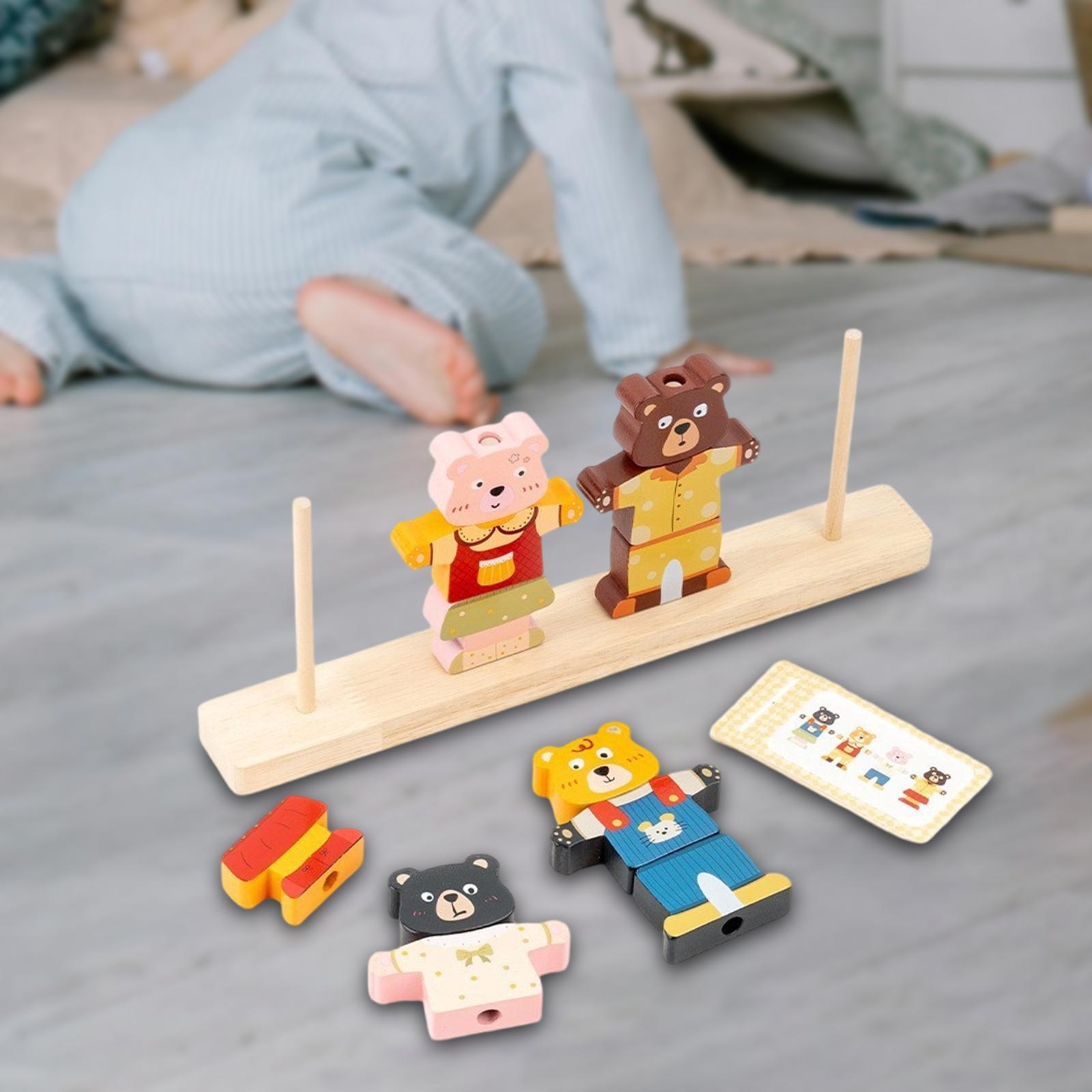 Children’s Educational Wooden  – Wooden Blocks Stacking recenzja i cena