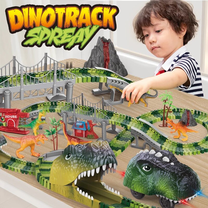 Dinosaur Track Electric Dinosa – Kids Toys Electric recenzja i cena