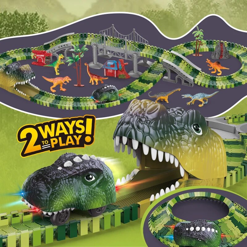Dinosaur Track Electric Dinosa – Kids Toys Electric recenzja i cena