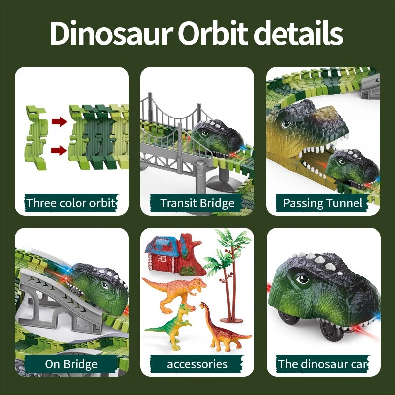 Dinosaur Track Electric Dinosa – Kids Toys Electric recenzja i cena