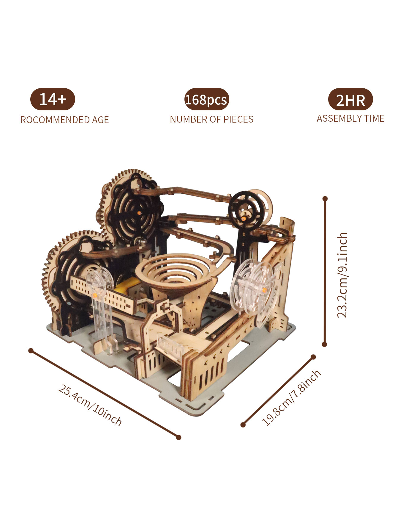 Electric 3D Wooden Puzzles Mar – Marble Run Set recenzja i cena