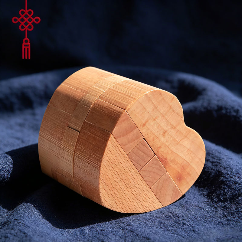 Luban Lock Heart Shaped Puzzle – Wooden Puzzle Kids recenzja i cena