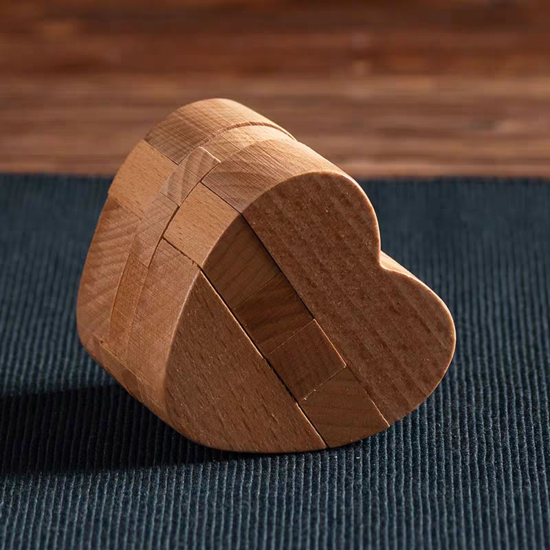 Luban Lock Heart Shaped Puzzle – Wooden Puzzle Kids recenzja i cena