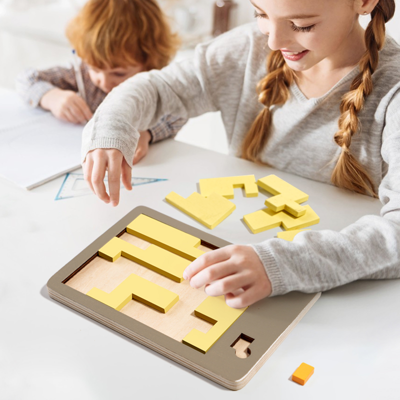 Wooden Geometric Puzzles Chall – Wooden Puzzle Kids recenzja i cena
