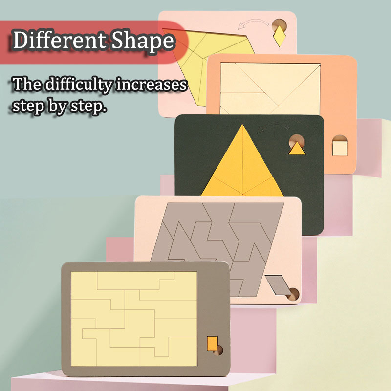 Wooden Geometric Puzzles Chall – Wooden Puzzle Kids recenzja i cena