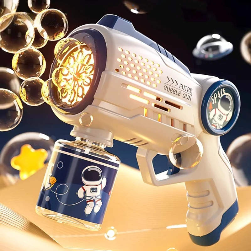 Electric Space Soap Bubble Gun – Bubble Machine Outdoor recenzja i cena