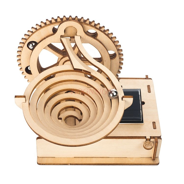 Solar Wooden Marble Run for Ki – Marble Run Set recenzja i cena