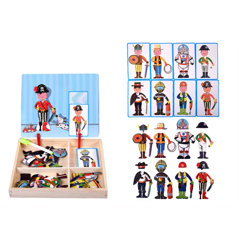 Wood Magnetic 3D Puzzles with  – Kids Toys Drawing Easy recenzja i cena