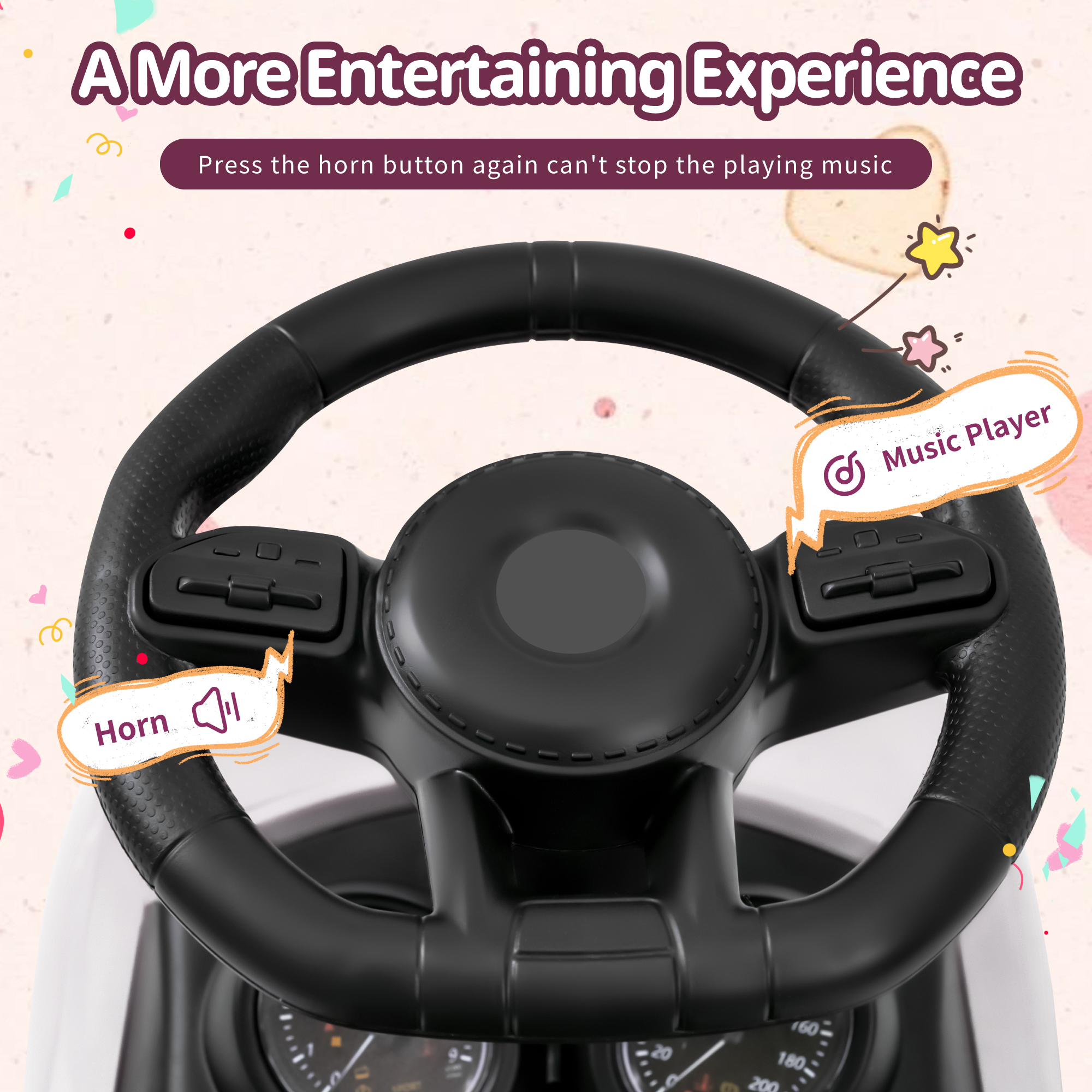 Kids Push Car for Toddlers, Li – Kids Toys Electric recenzja i cena