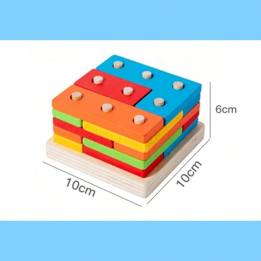 Montessori Toys For 1 2 Year O – Wooden Blocks Stacking recenzja i cena