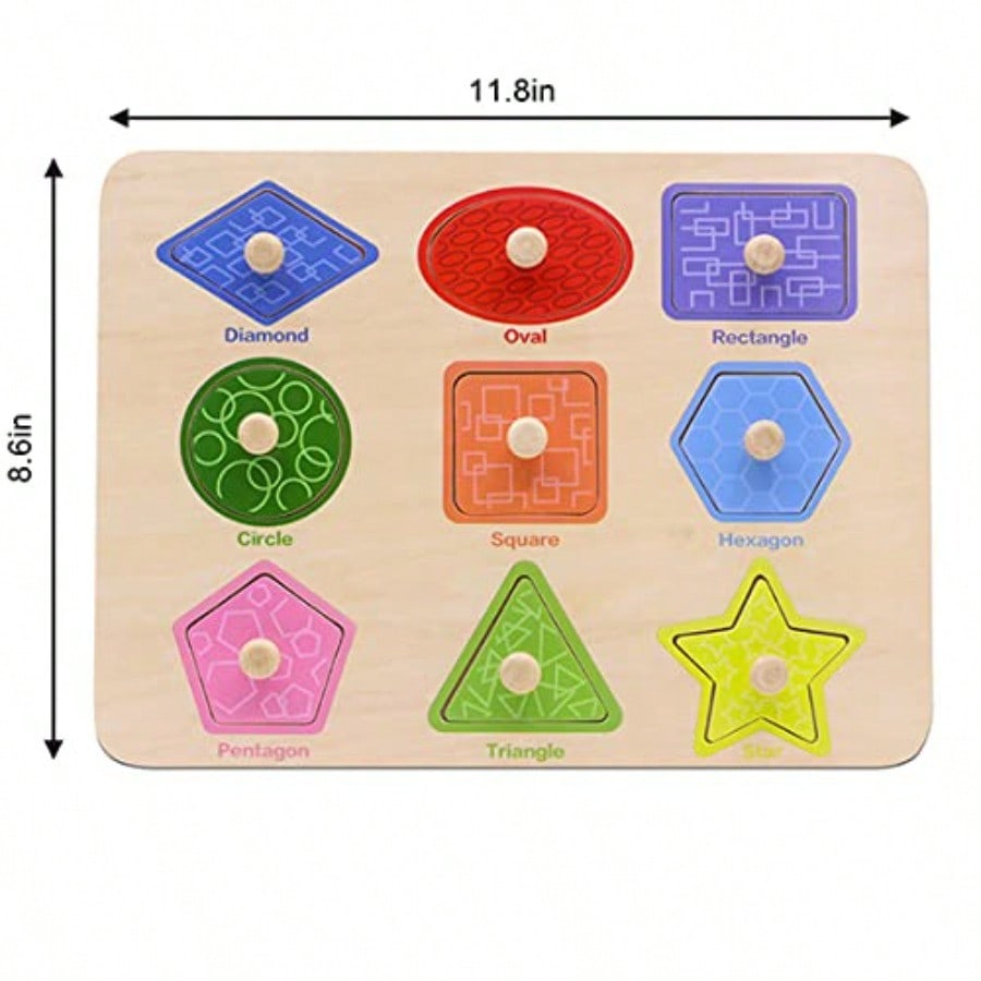 Toddler Wooden Preschool Learn – Wooden Puzzle Kids recenzja i cena